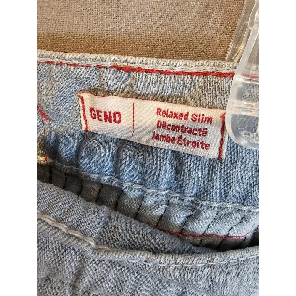True Religion Jeans Mens 34 Geno Originals Denim Blue Relaxed Slim Fit